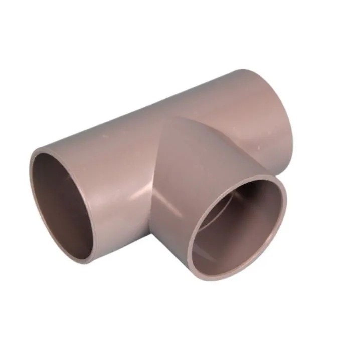 Tee Piece Pool Pvc Grey 50mm - 5 Pack