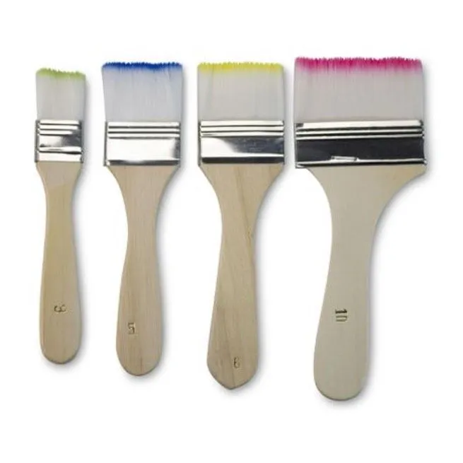 Eco Coloured Tip Art Brushes (Set of 4)