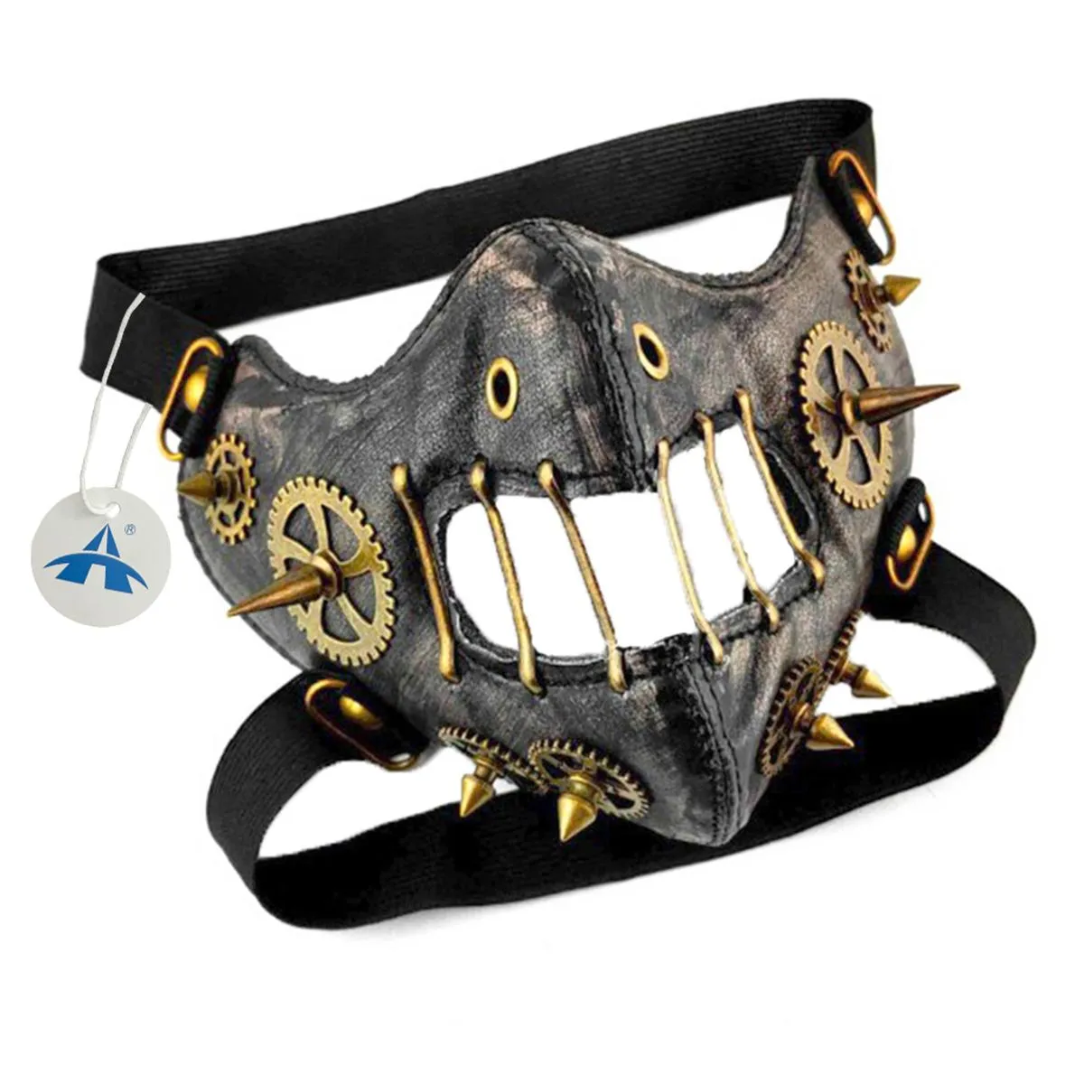 ALANES Horror Halloween Mask Half Face Scary Masquerade Mask