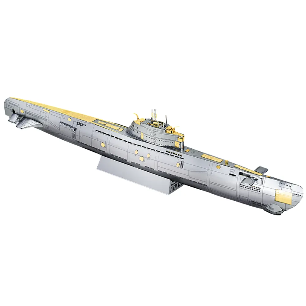 3D Metal Submarine Puzzle Model Kit