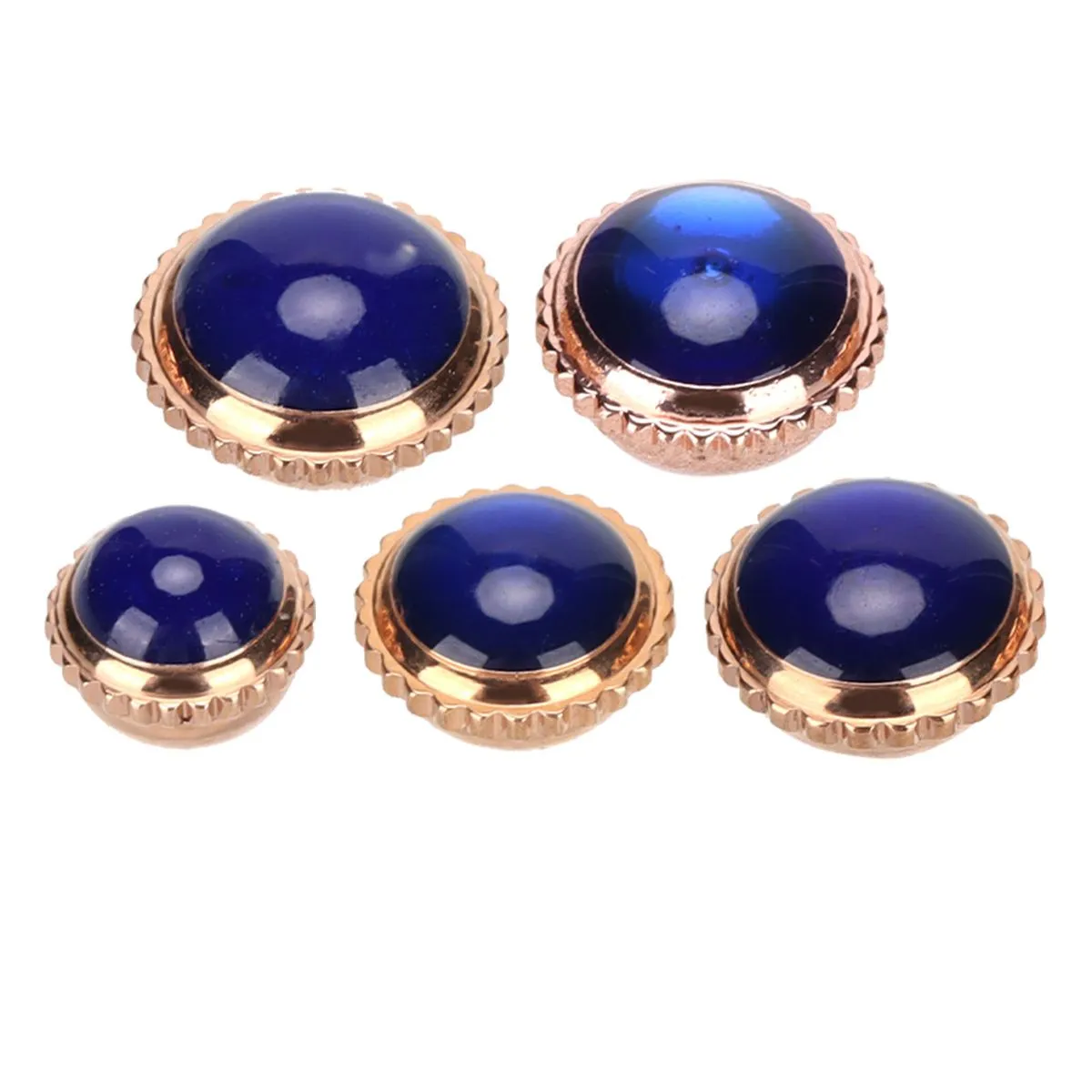 Watch Crown Repair Parts Steel Rose Gold 5pcs