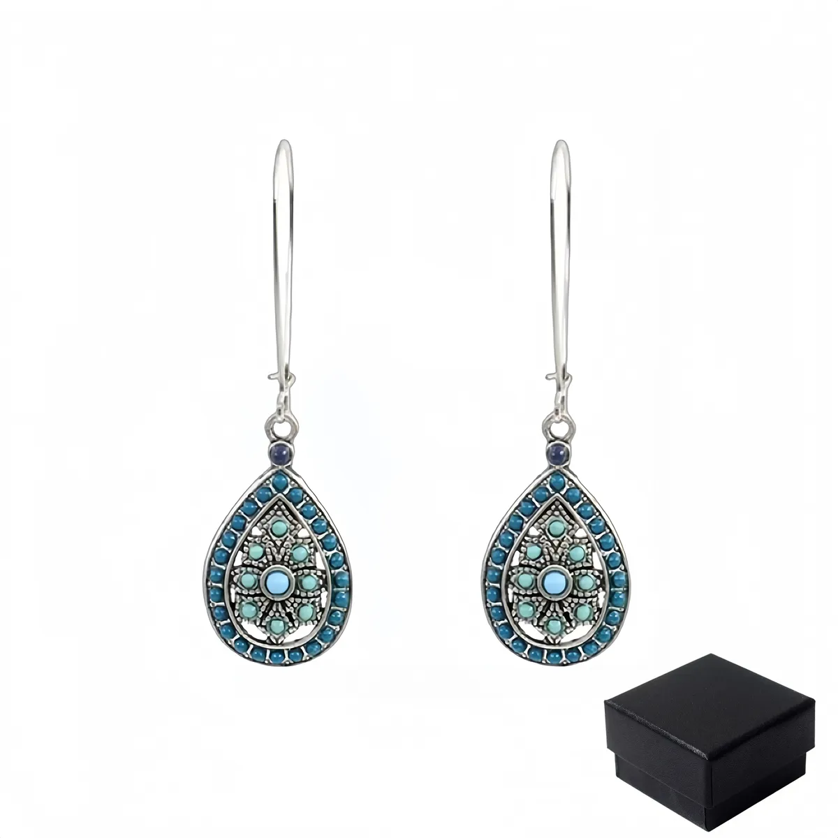 Earrings For WomenEarings - Jewelry -Dangle/Boho - Statement Earrings - Blue