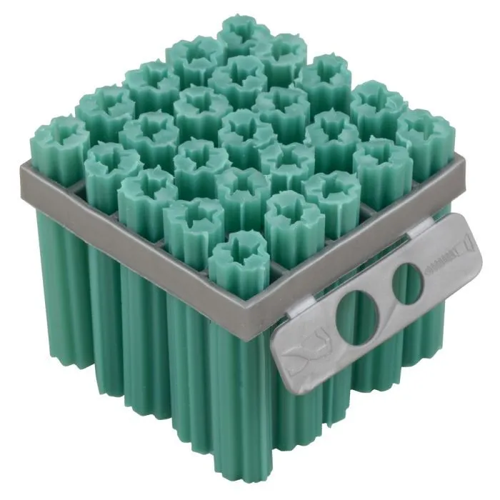 Plastic Green Expandet Wall Plug 7 x 35mm - 25 Pack FPO25