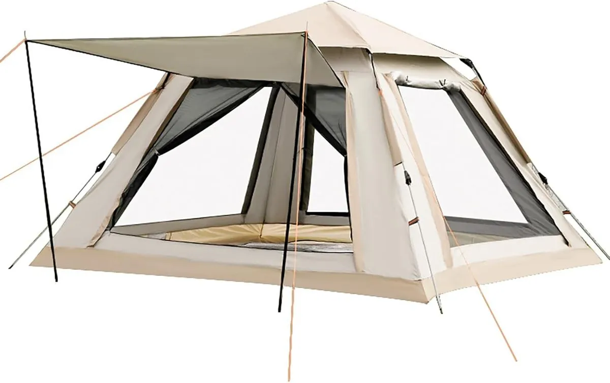 5-8 Person Camping Tent with 2 Door 2 window Large Family Cabin Tents