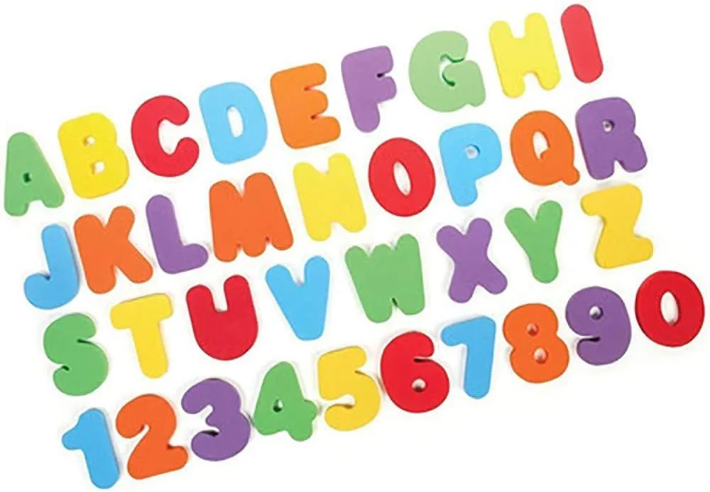 Floating Numbers and Letters - Bath Toys