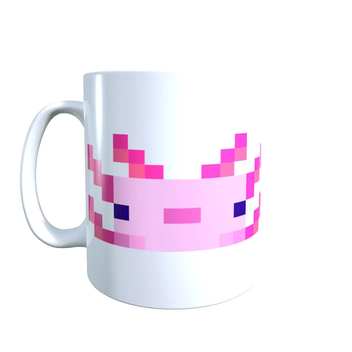 Axolotl Head - Minecraft Coffee Mug