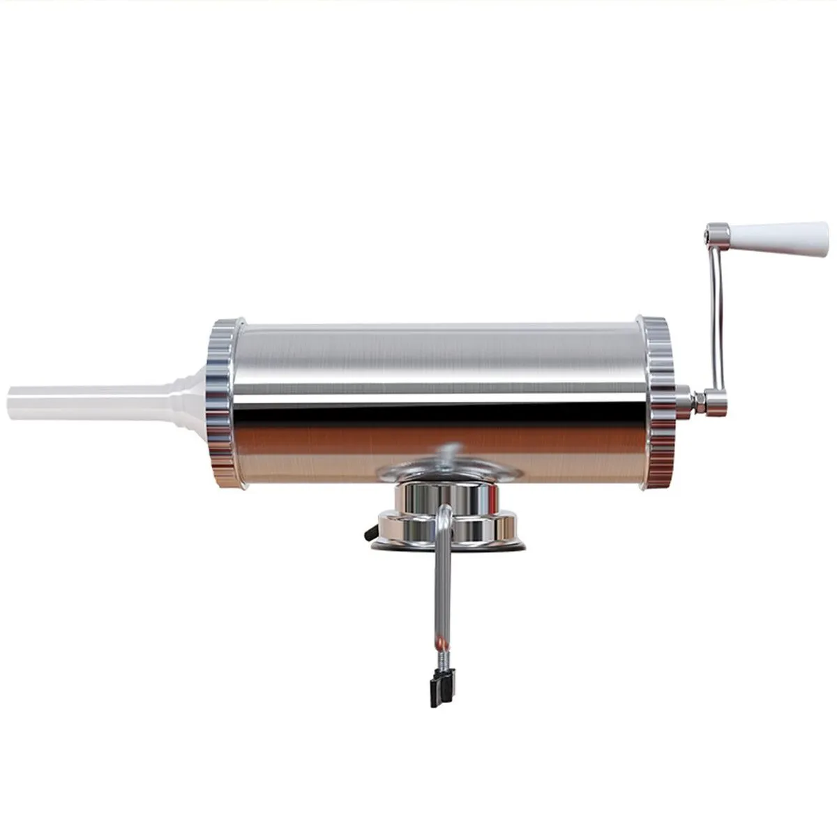 5Lb Homemade Sausage Maker with 3 Tubes - Hand Crank Meat Grinder