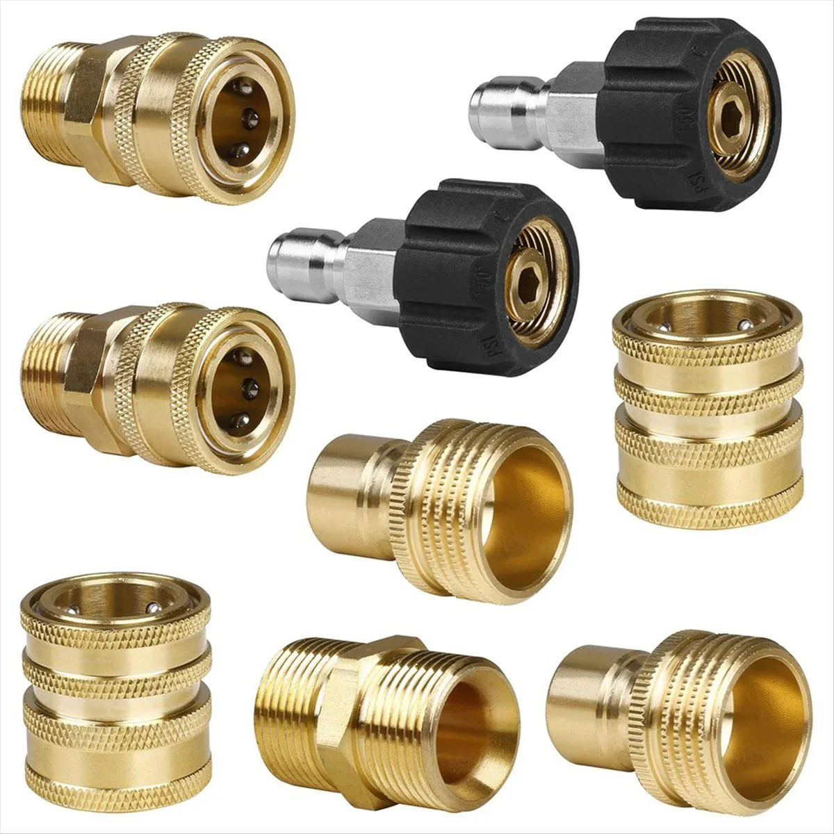 Pressure Washer Adapter Quick Disconnect Kit M22 To M22 Convert