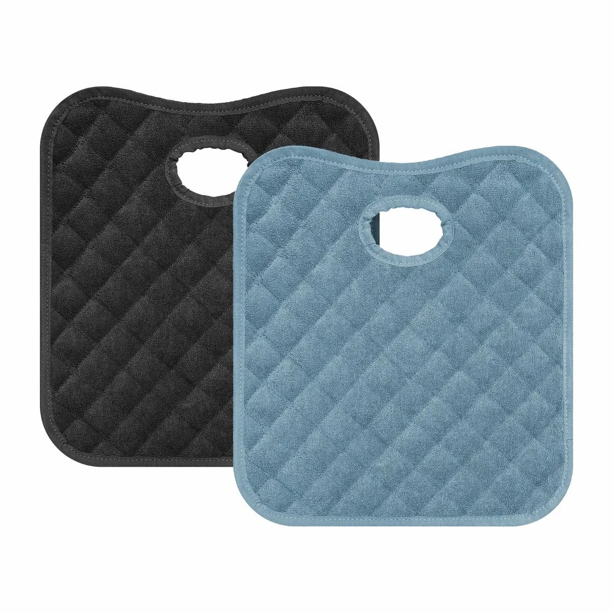 2Pcs Waterproof Baby Car Seat Protectors for Baby - Black & Blue