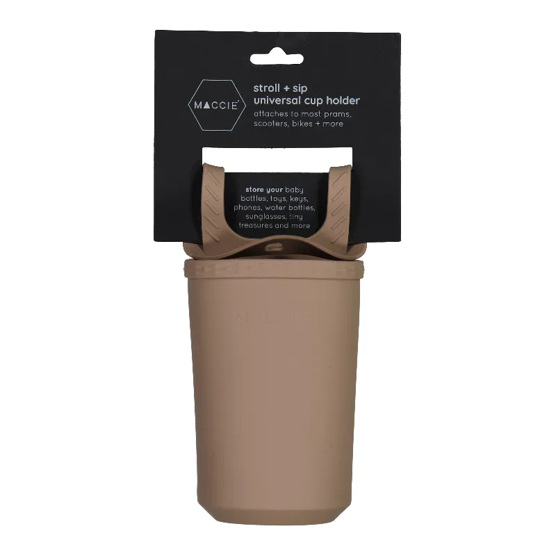 Maccie Universal Pram Cup Holder - Beige