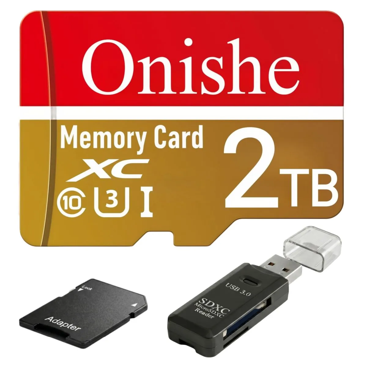 Onishe 2TB TF Memory Card Class10 U3 Micro SD Card