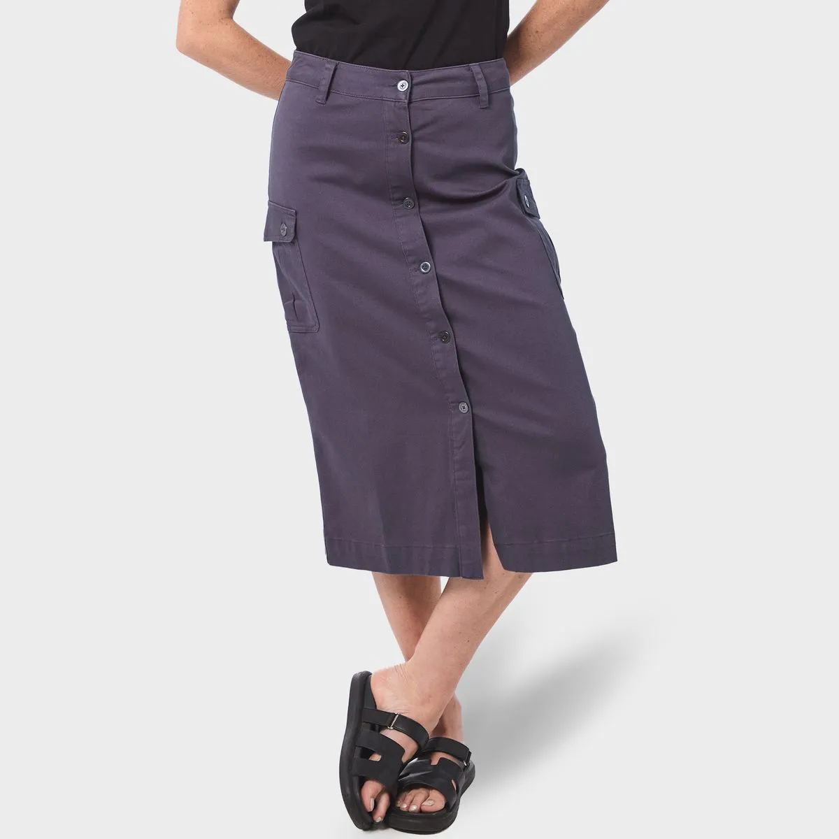 Utility Cargo Skirt Blue