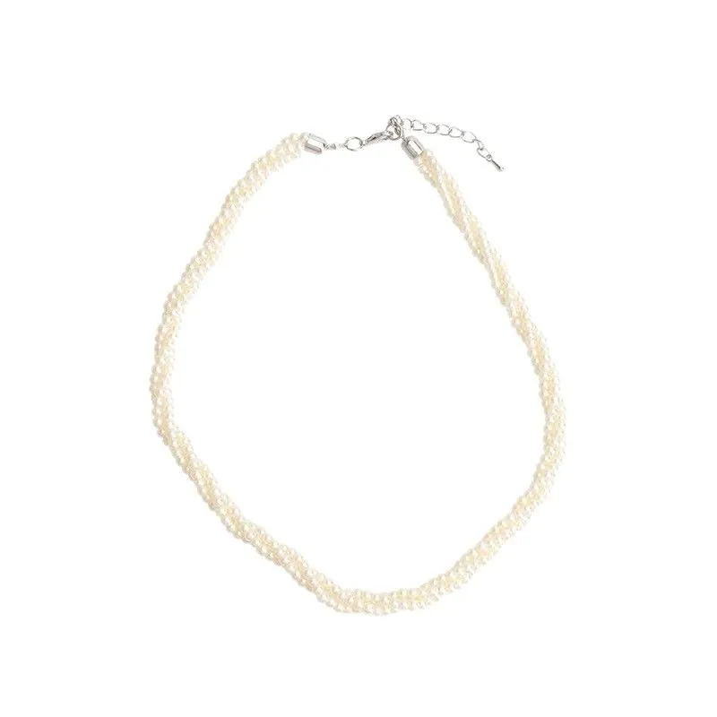 French Elegant Pearl Necklace, Premium Niche Clavicle Chain