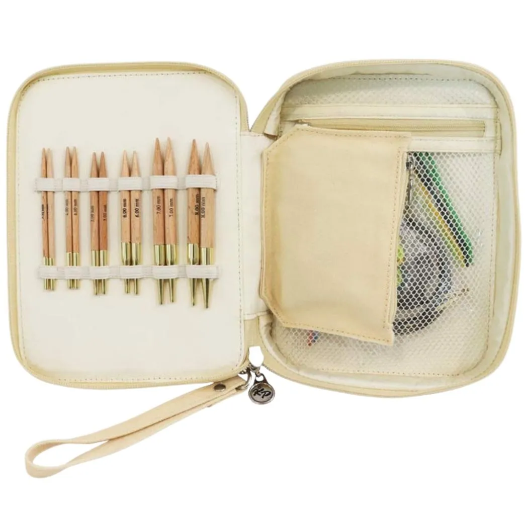 KnitPro Basix Beech Interchangeable Knitting Needle Set