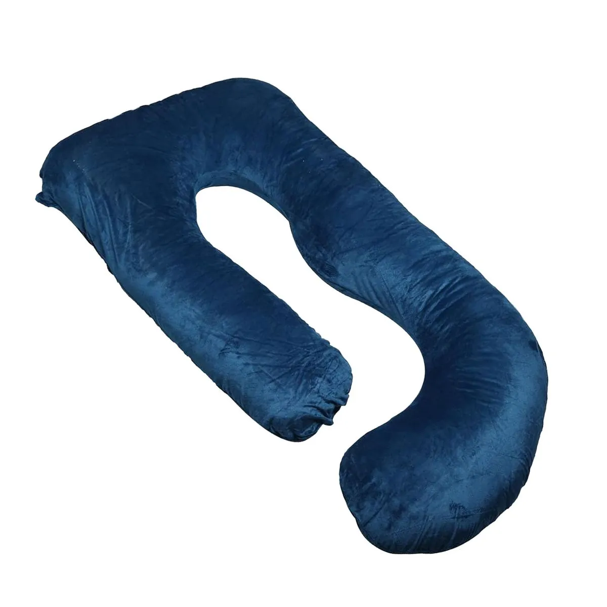 Pregnancy Pillow U Shaped Full Body Pillow for Pregnancy Sleeping Support - Blue