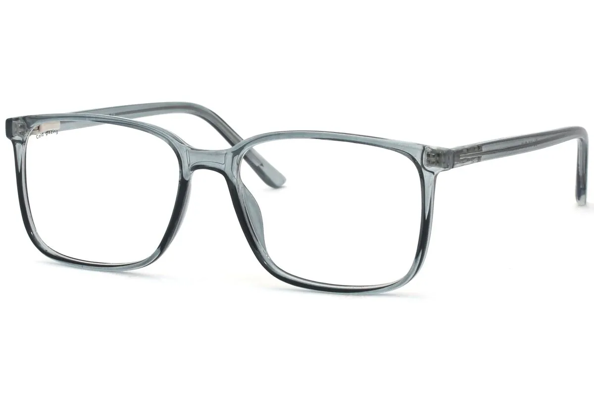 Blue Light Blocking Unisex Glasses for Computer/Phone/TV/Gaming - SL403 - Crystal Grey