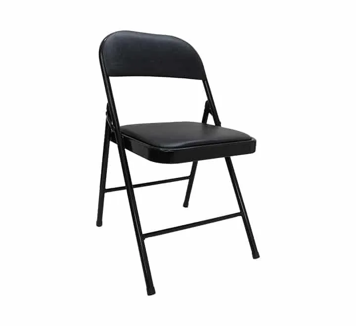 Folding Chair Padded Black