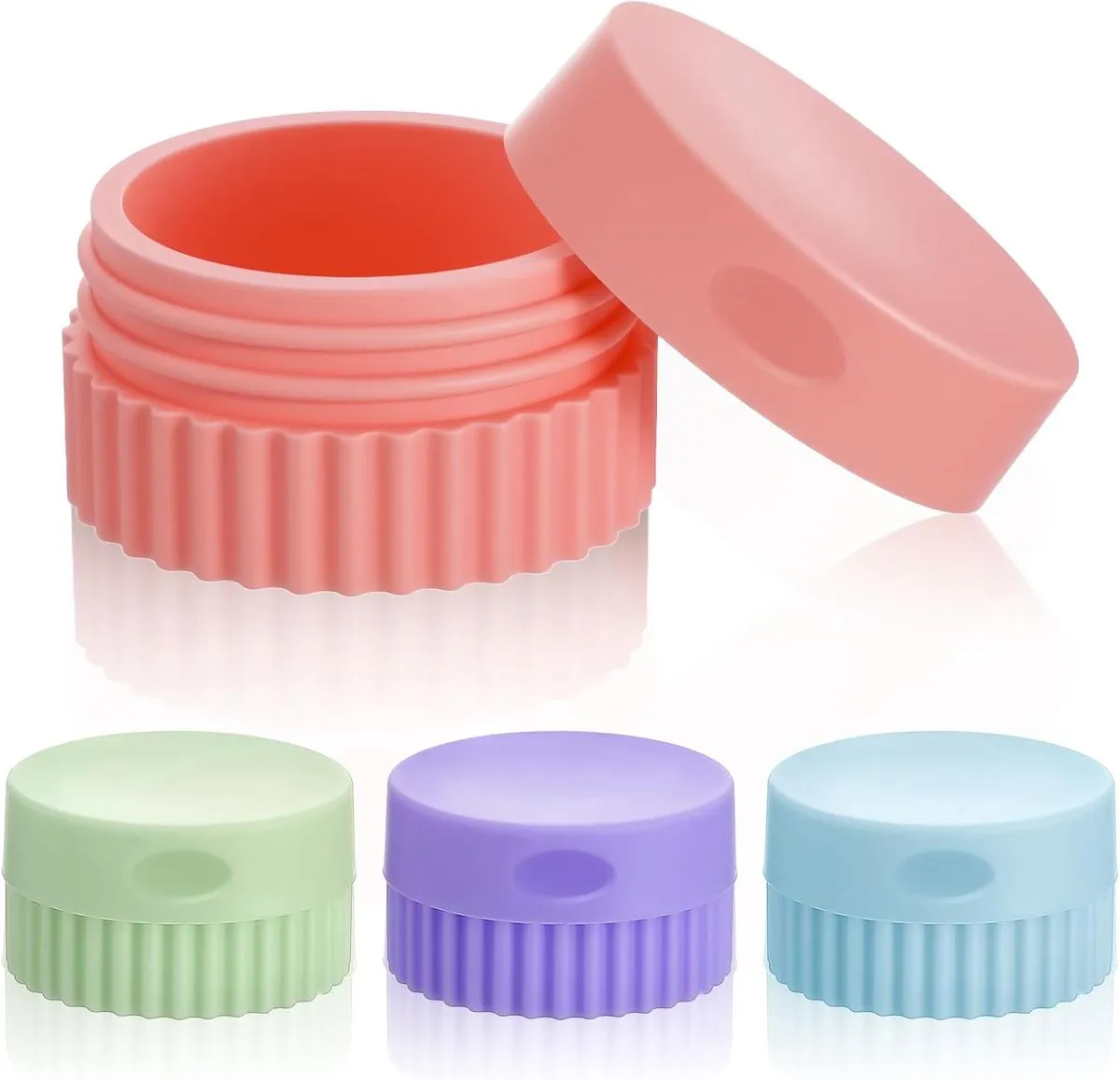 Small Silicone Travel Containers,Silicone Travel Jars