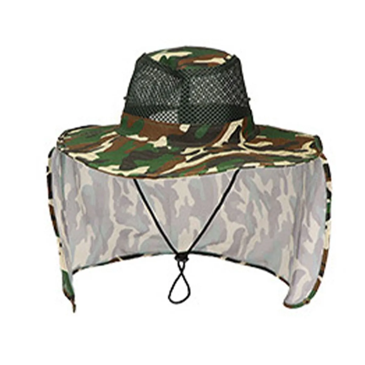 Outdoor camping fishing hats, folding hats, sun hats, dome hats - Green