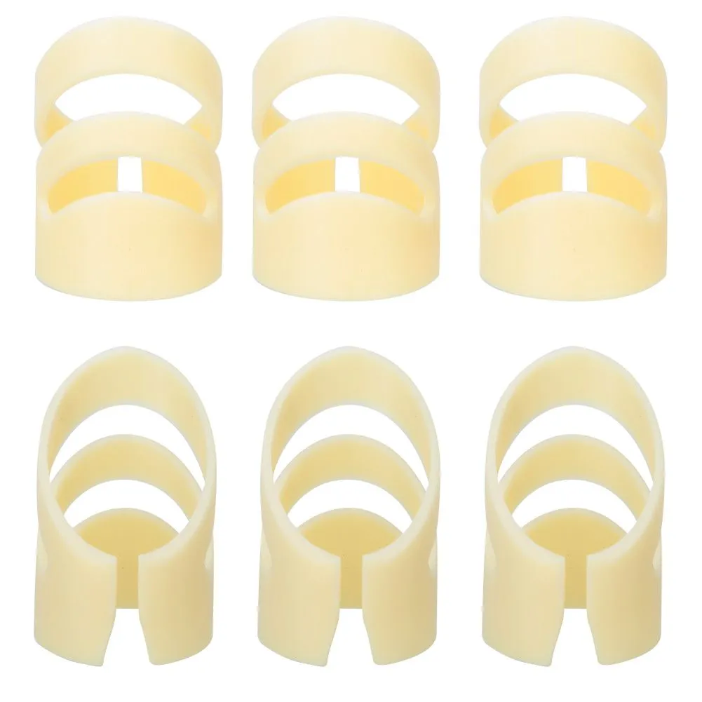 6Pcs Classic Guitar Finger Picks for Acoustic Folk DIY Accessories
