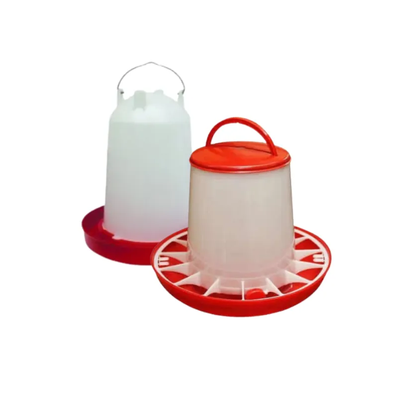 15L Poultry Waterer & 12kg Poultry Feeder Set