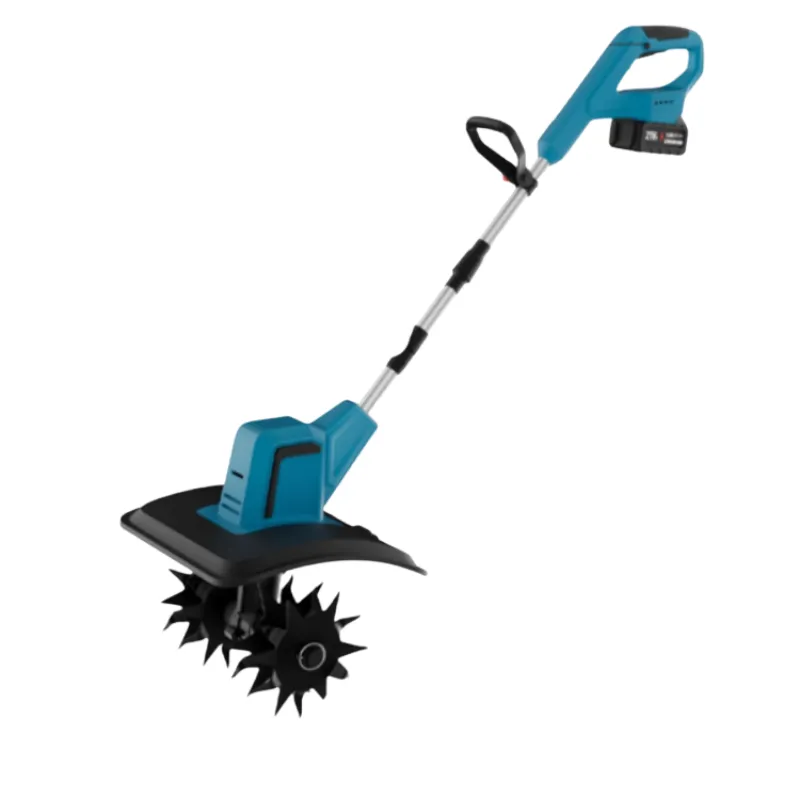 Cordless Electric Garden Cultivator - Telescopic Soil Tiller
