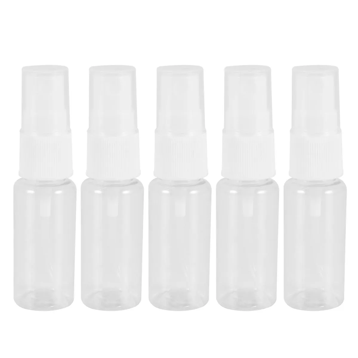 5 Pcs Beauty Transparent Plastic Perfume Empty Spray Bottle 20Ml