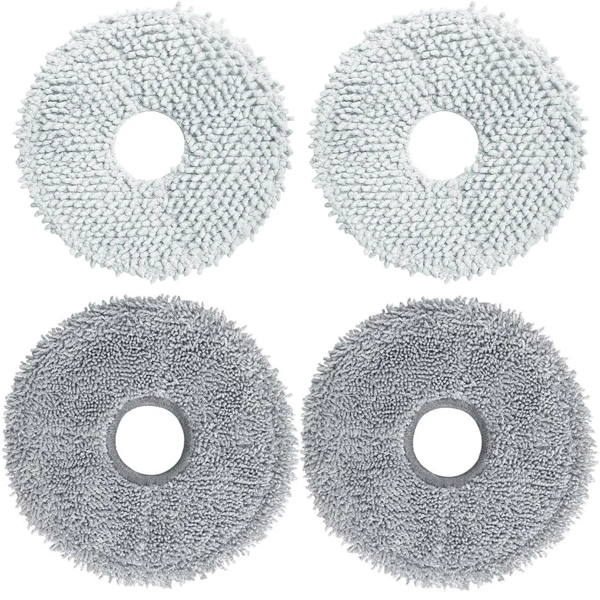 4Pcs Replacement Mop Pad Robot Vacuum Cleaner Compatible with Dreame&Xiaomi