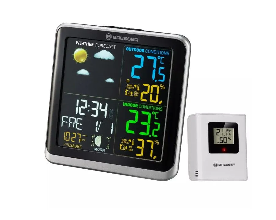 Bresser ClimaTemp TB Weather Station With LCD Colour Display