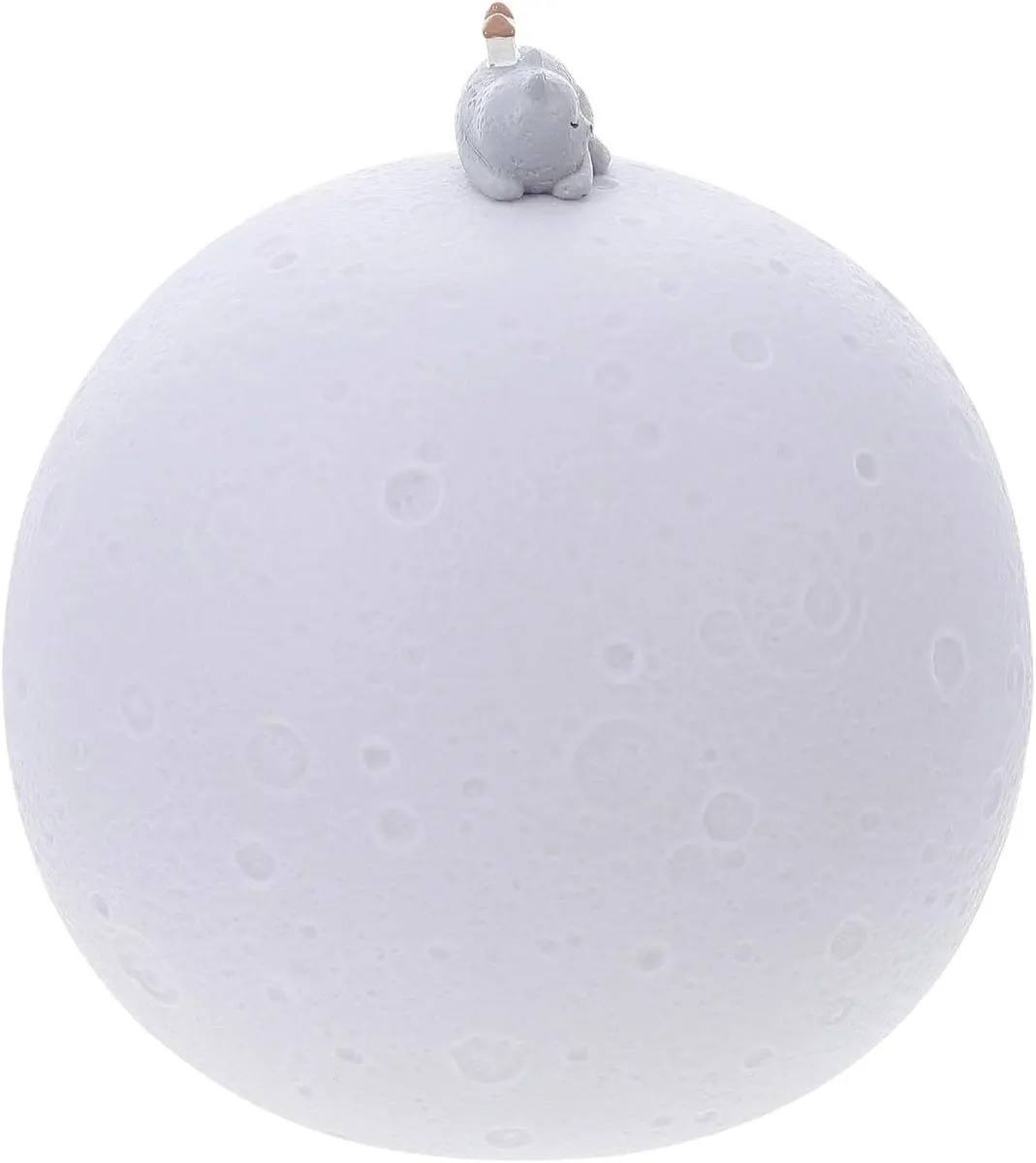 Color-Changing USB Rechargeable Moon Night Lamp with Touch Control, Small