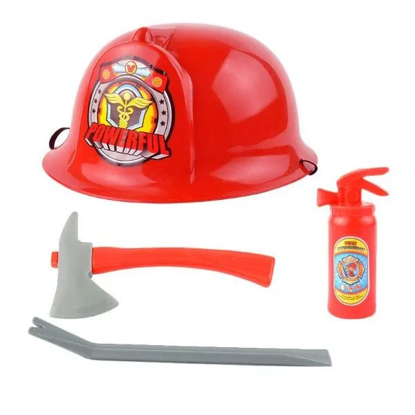 Olive Tree - Firefighter / Fireman Pretend Role Play Set Toy Accessories