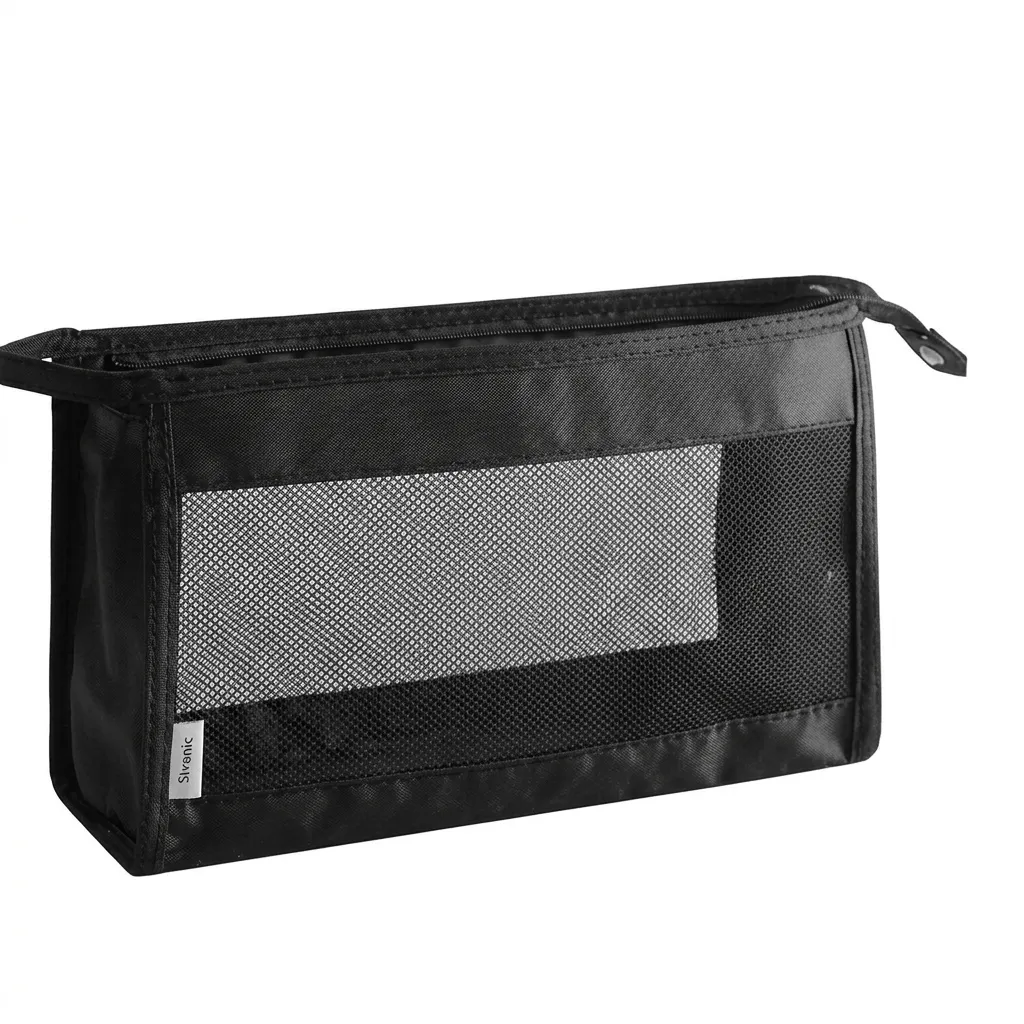 Large Capacity Travel Makeup Bag - Black