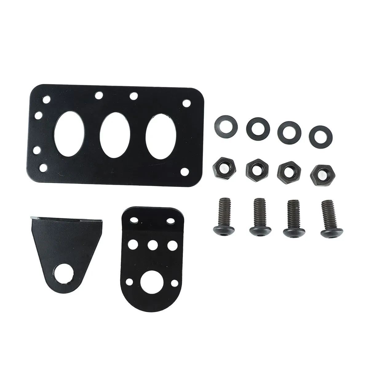 Iron Side Mount License Plate Bracket For Motorcycle