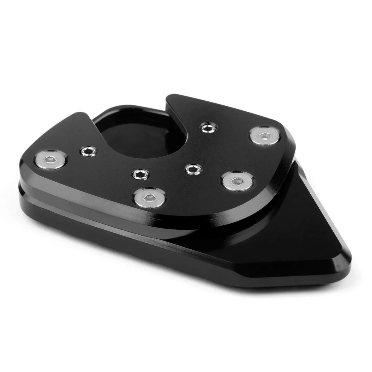 Motorcycle side stand enlarger - Black