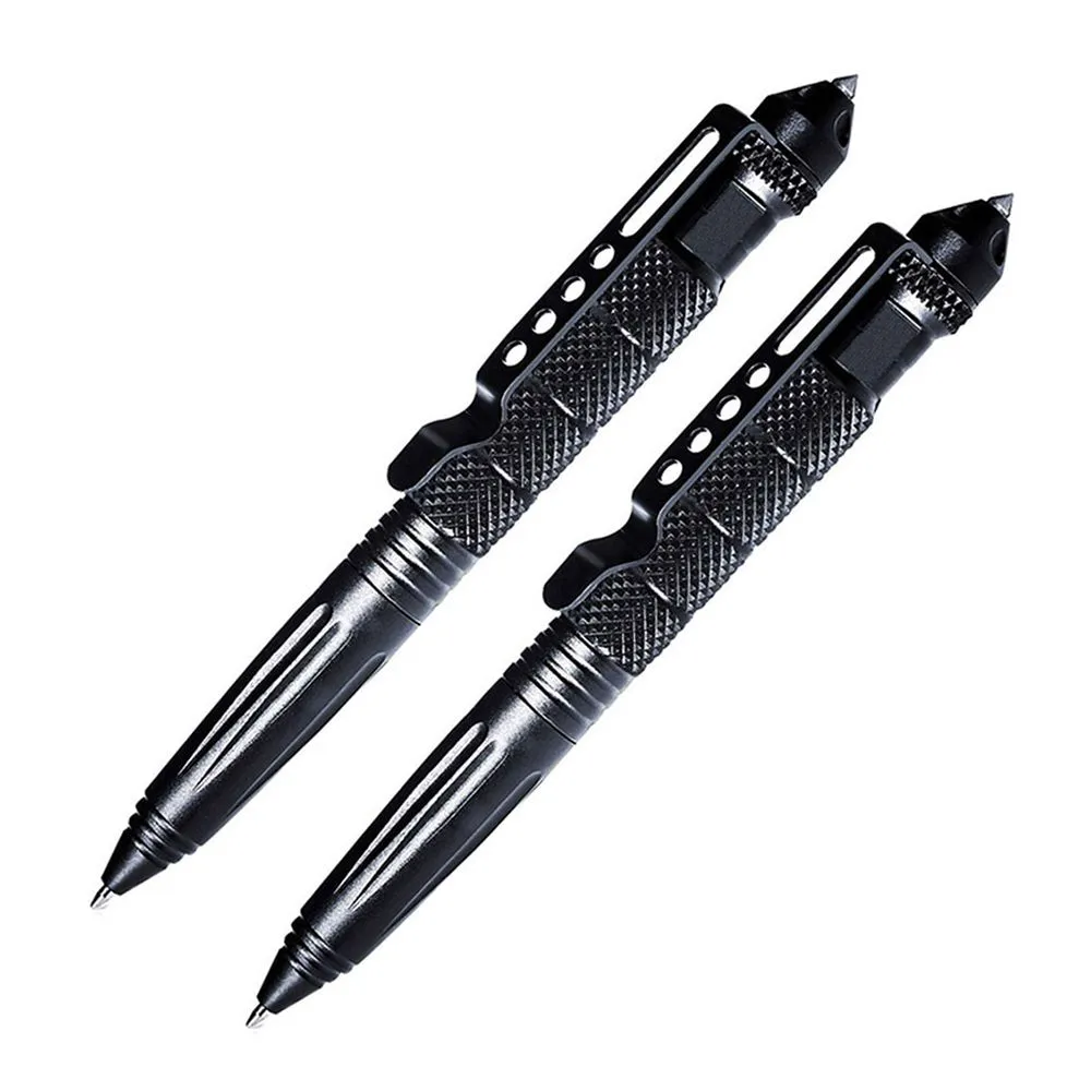 2Piece Tungsten Steel Head Tactical Defense Pen, Window Breaking Tool