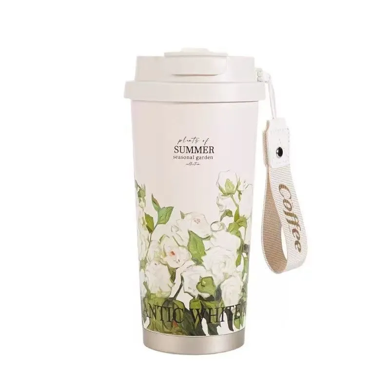 Light luxury milk tea double-drink bubble tea cup high-value straw gift cup
