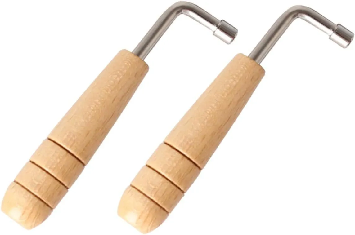 2Pcs Lyre Harp Tuning Wrench Handle Instrument Tool for String Durable