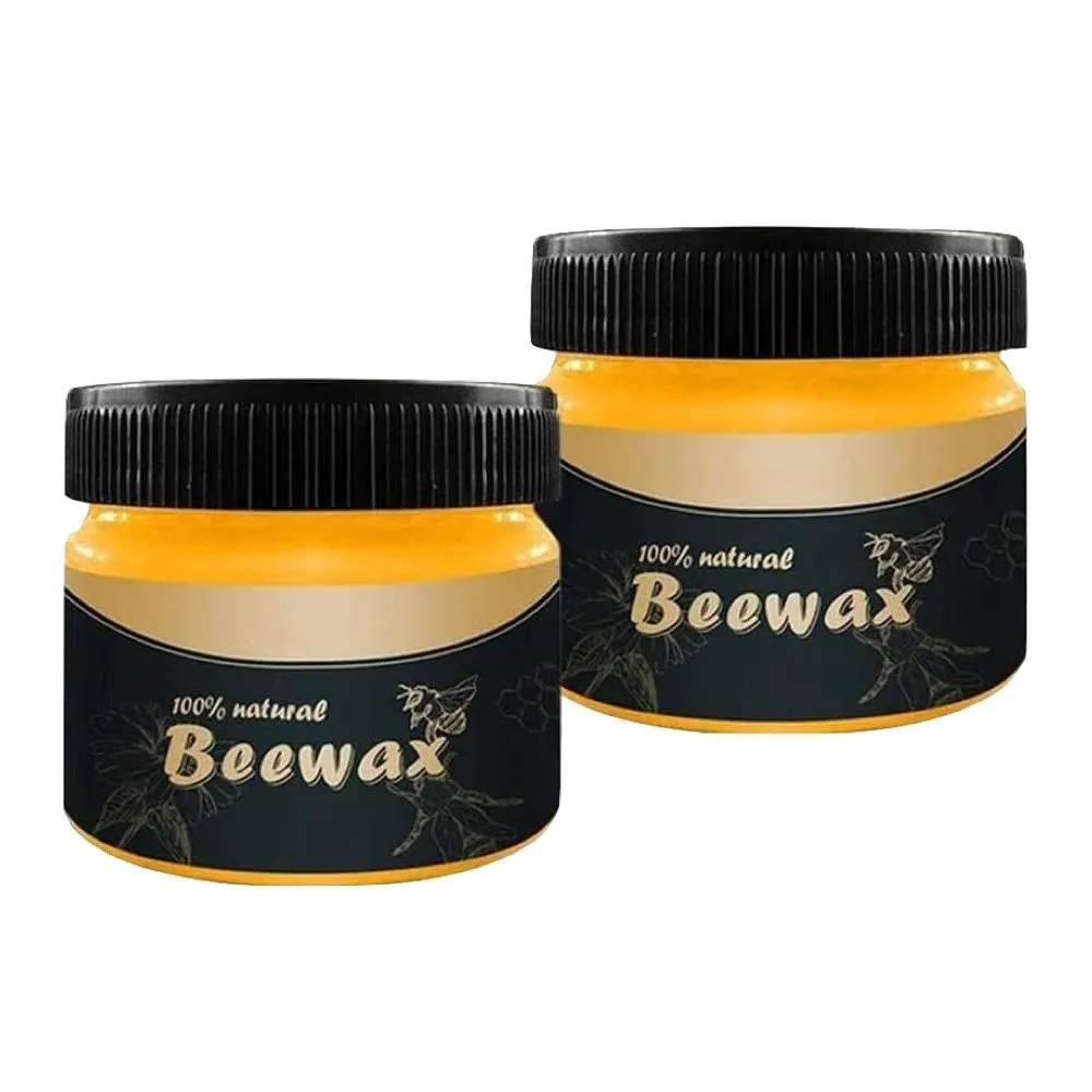 Tool Natural Wood Seasoning Natural Beeswax Furniture Polish Set Of 2 - 20g