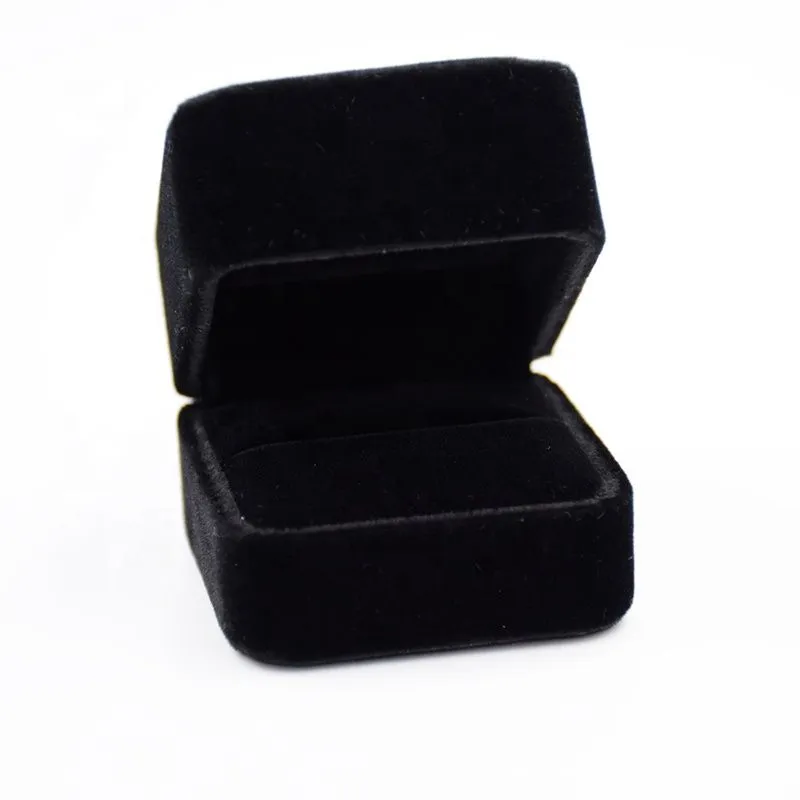 Velvet Ring Box For That Special Someone - Black