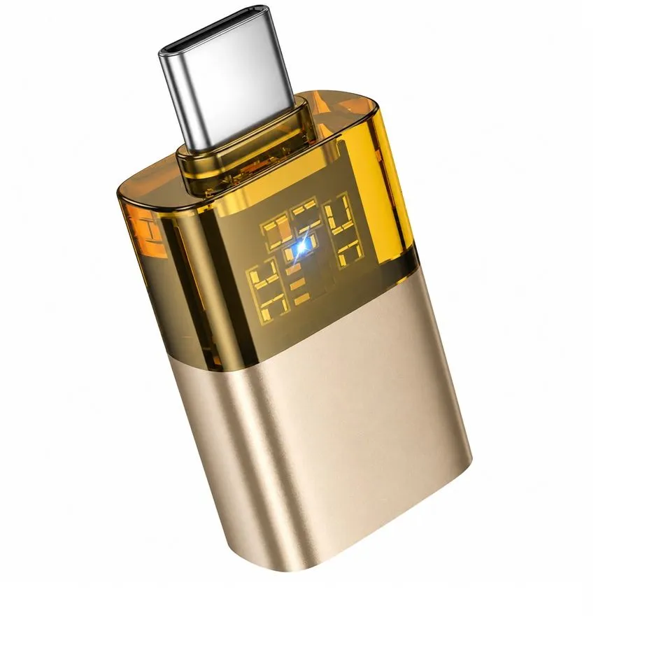 USB-A Female OTG Adapter USB-C Male To USB 3.0 High-Speed Data Transfer