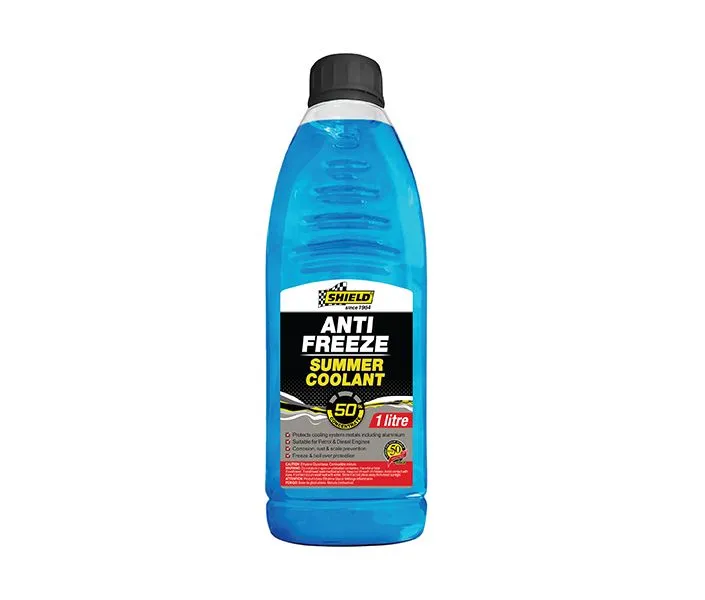 Shield Anti-Freeze & Summer Coolant 50% 1L - Engine Cooling - Blue