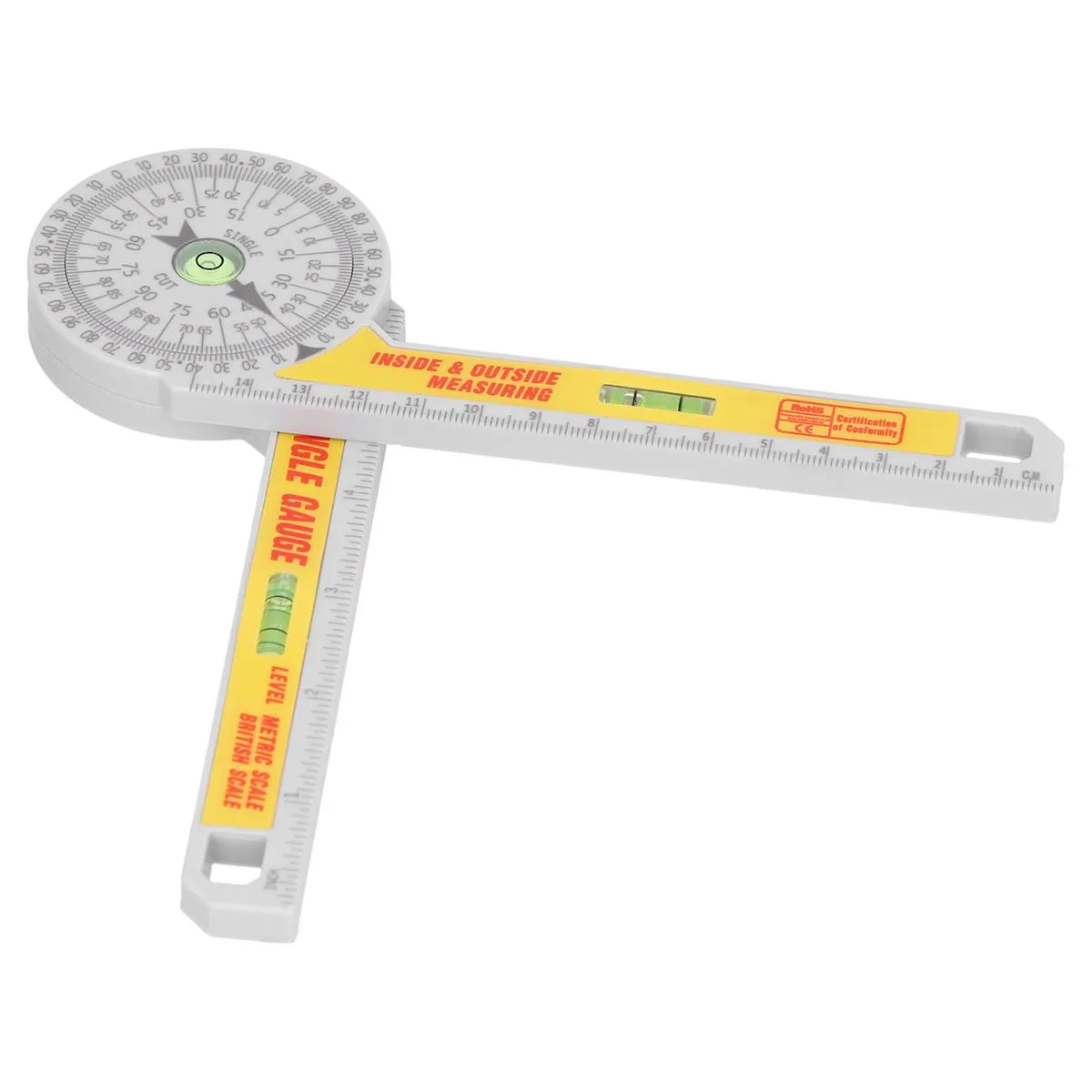 Angle Finder Gauge Compatible with Miter Saw Ruler