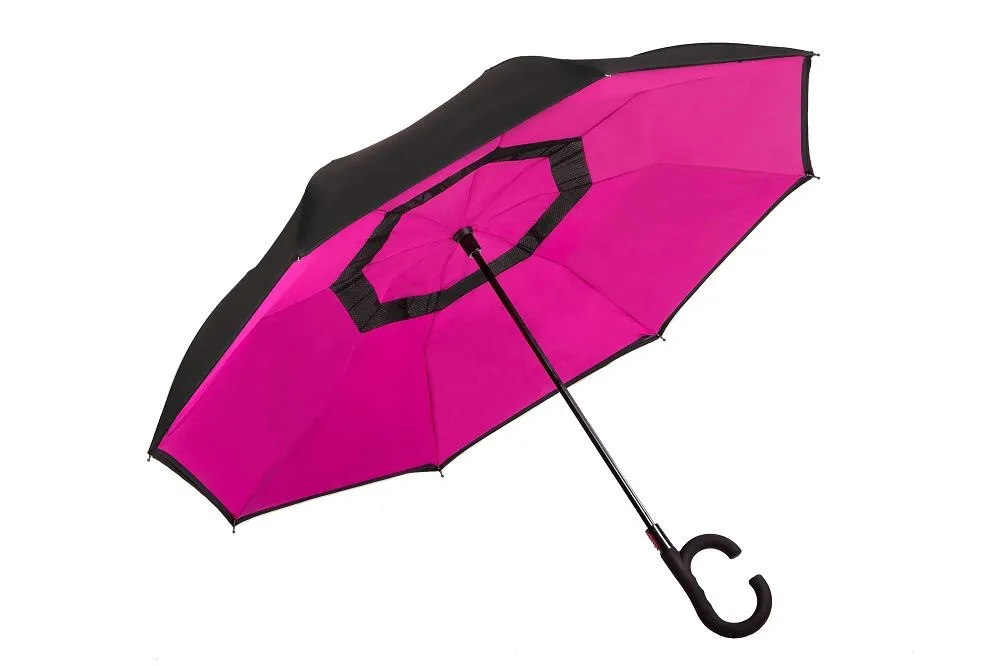 Alice Umbrellas Reversable Umbrella - Dark Pink