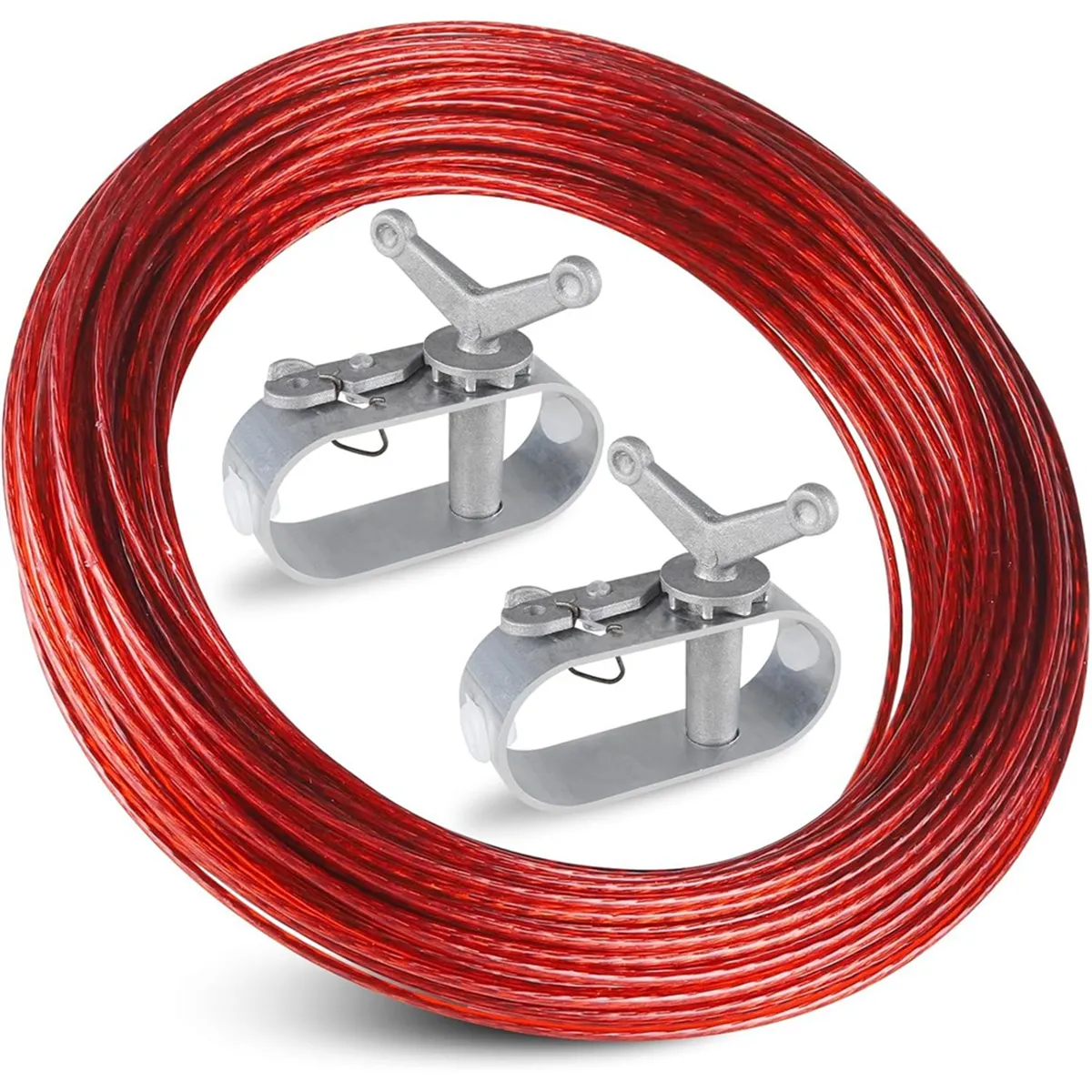 Pool Cover Cable And 2 Winches Ratchet For Securing Above Ground Pool