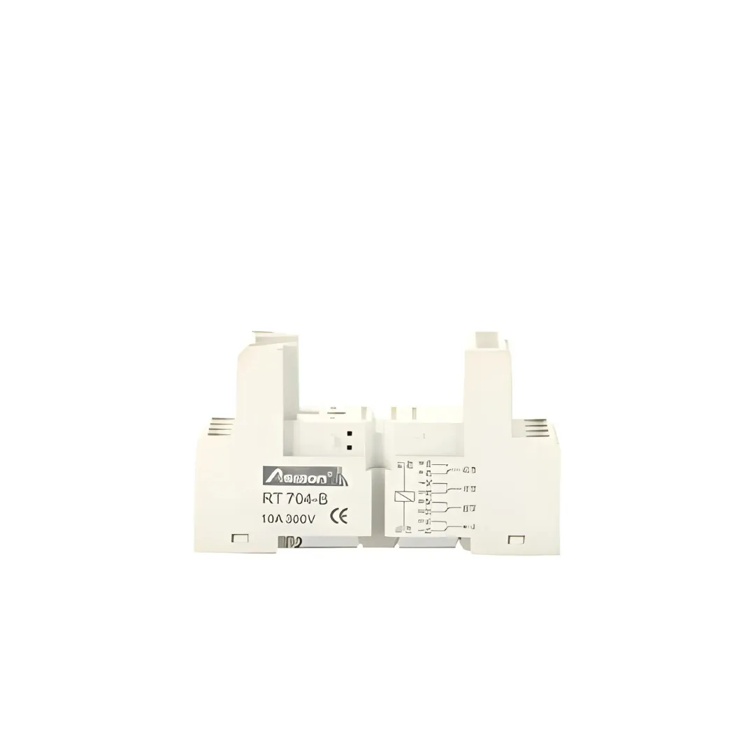 RT704-B DIN Rail Relay Base for 5704 Series Plug-In Relay Socket