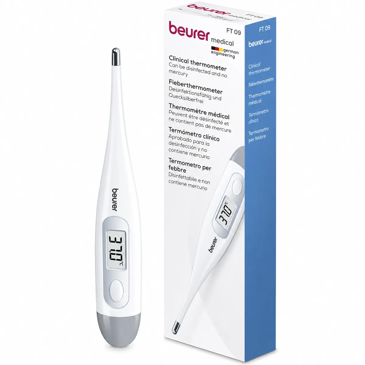 Beurer FT09 Digital Clinical Thermometer with Fever Alarm