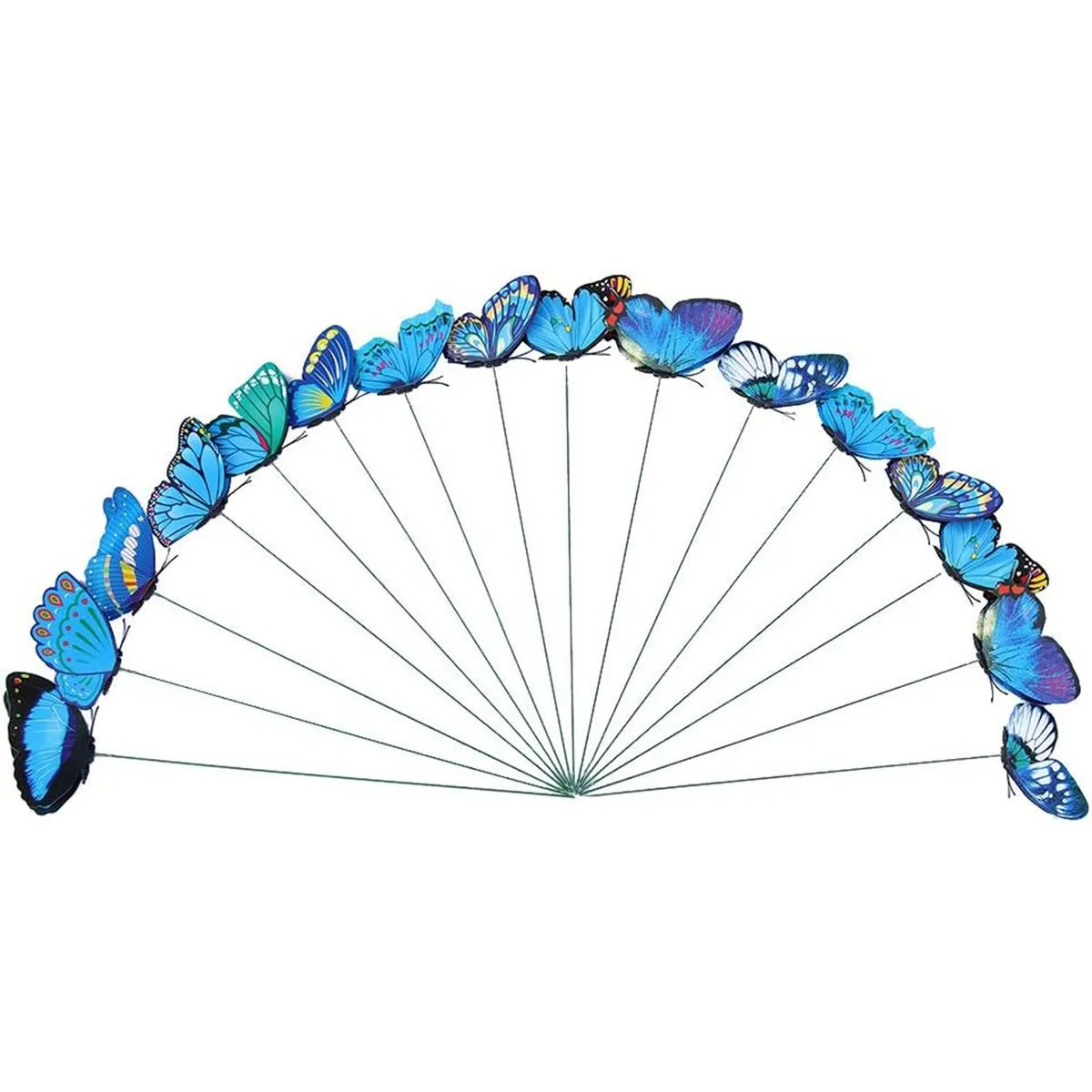 24-Piece Garden Butterfly Decorations
