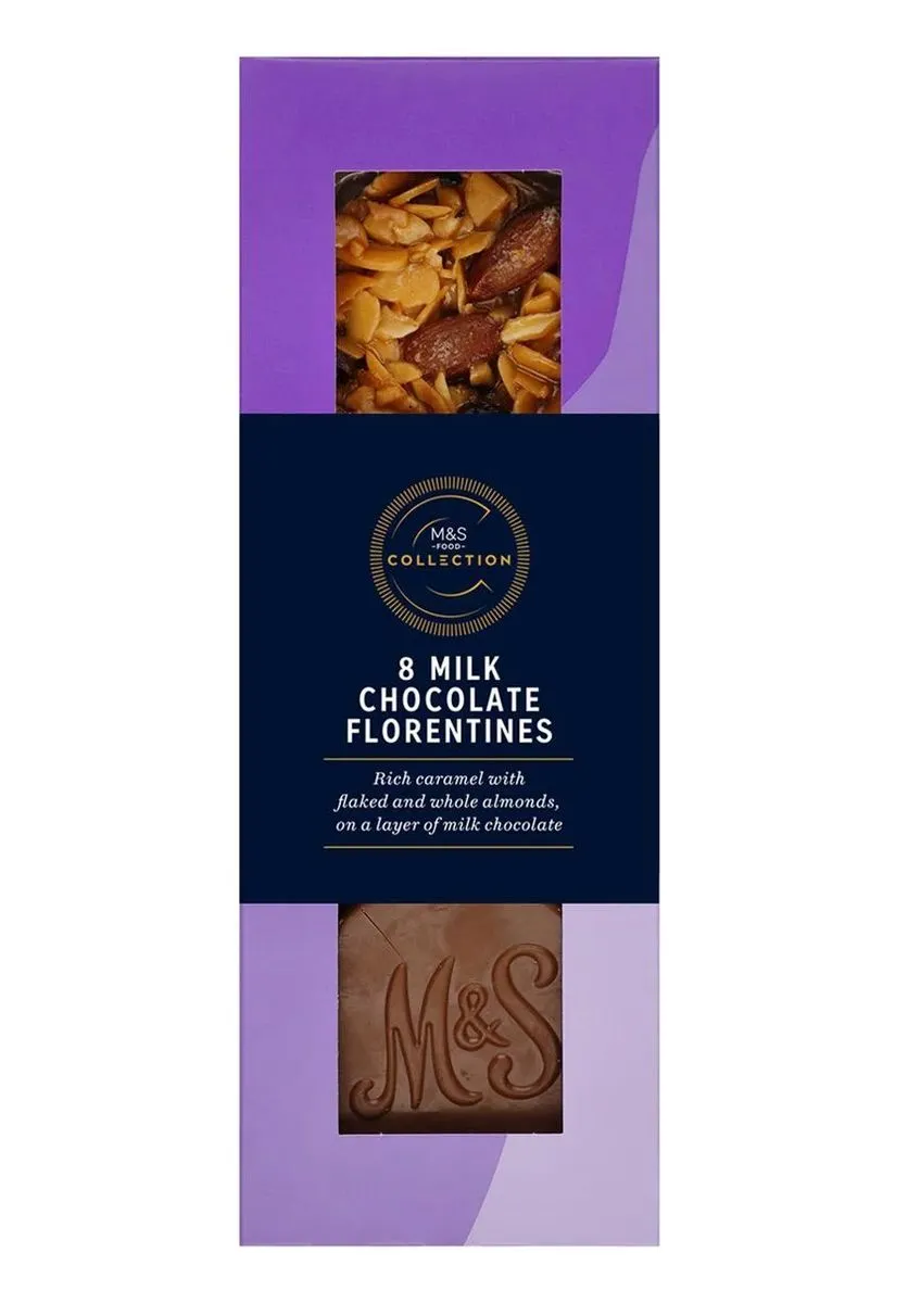 M&S Collection Milk Chocolate Florentines 170g