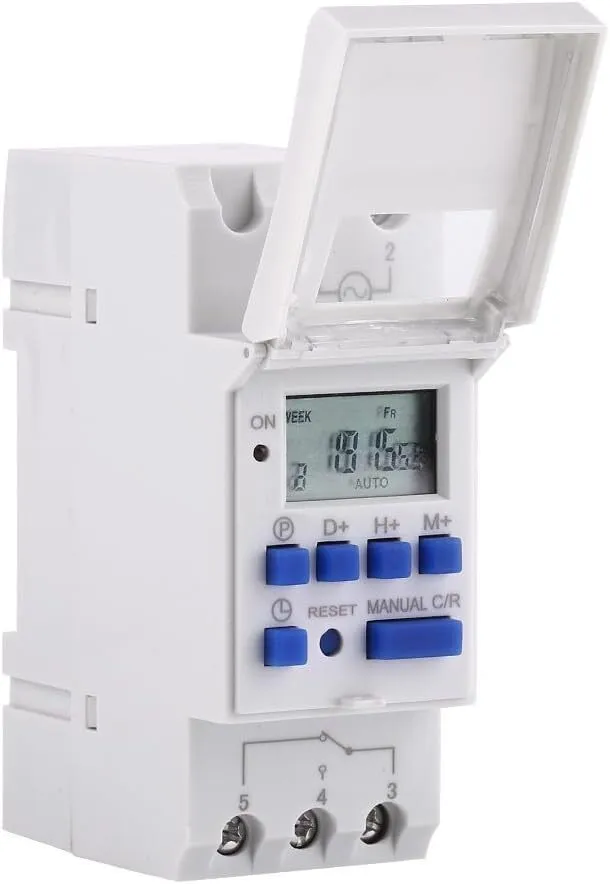 Timer Diital LCD Power Prorammable Timer Electronic Relay Time 16 ON