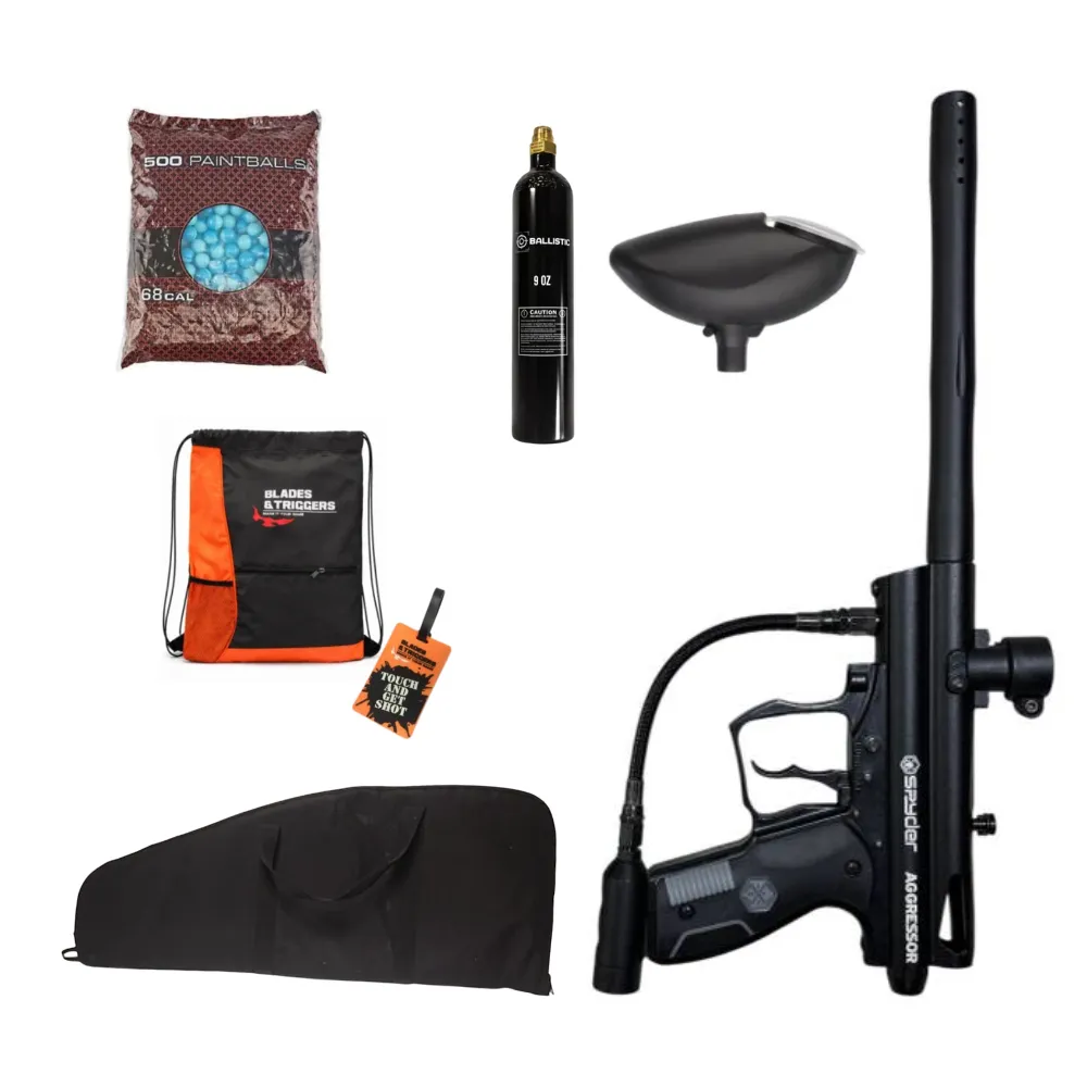 Spyder Aggressor Paintball Basic Kit